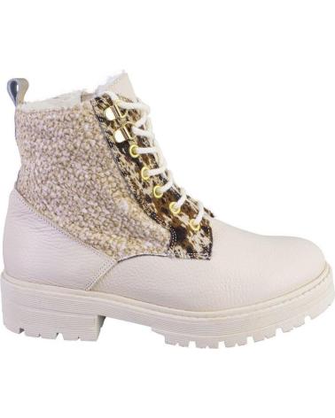 NIVAL BETTA LANA BEIGE LEATHER ANKLE BOOTS BEIGE