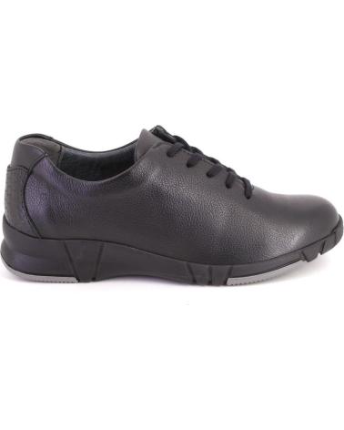 SUAVE 3204-25 LEATHER SHOES BLACK NEGRO