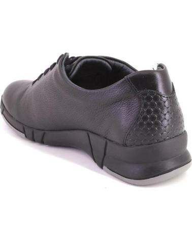 SUAVE 3204-25 LEATHER SHOES BLACK NEGRO