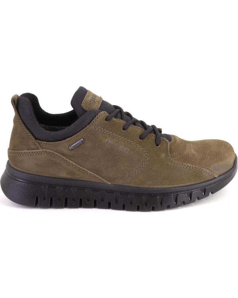 IGI&CO 86191 SCHNÜRSCHUHE NUBUK TAUPE TAUPE