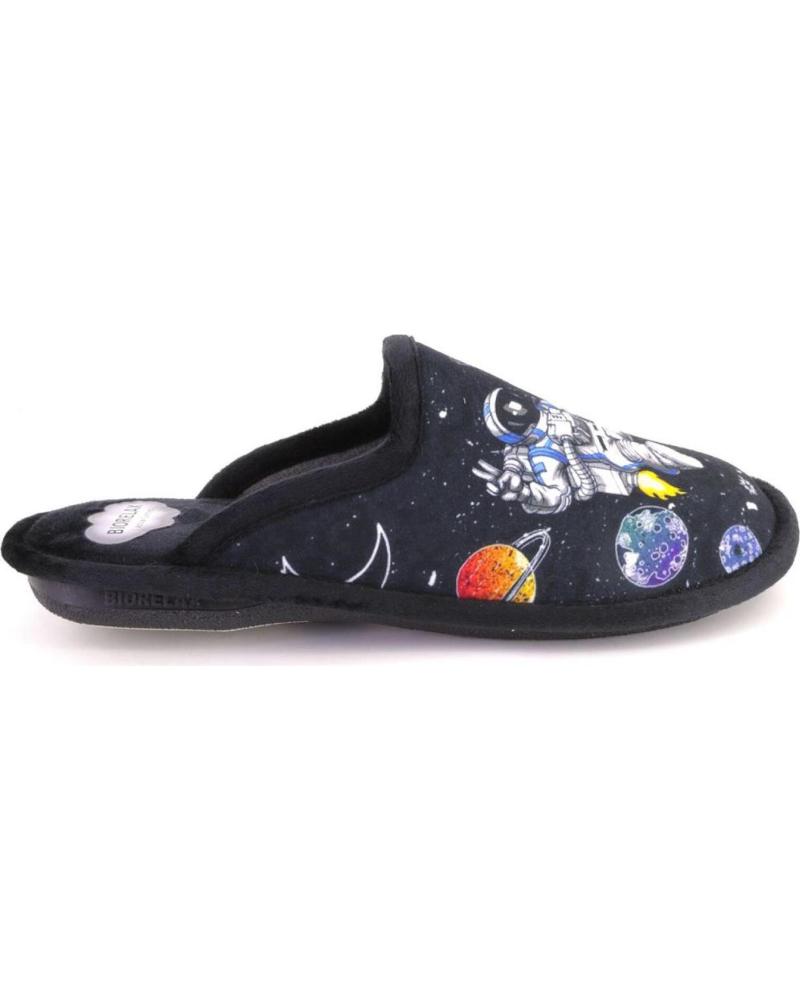 COSDAM 1465 ASTRONAUT - BLACK SLIPPERS NEGRO