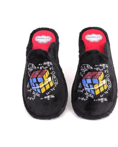 COSDAM 1467 RUBIK - BLACK SLIPPERS NEGRO