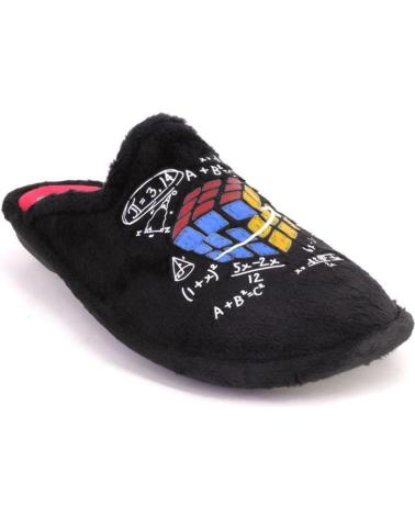 COSDAM 1467 RUBIK - BLACK SLIPPERS NEGRO