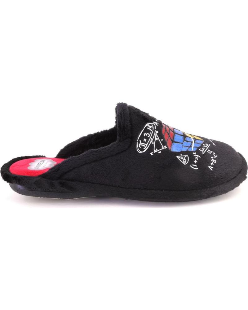 COSDAM 1467 RUBIK - BLACK SLIPPERS NEGRO