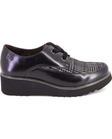 TREINTAS 4423 SCARPA OXFORD IN PELLE NERA NEGRO
