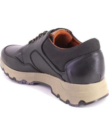 SCARPA CASUAL CLAYAN 1720 IN PELLE NERA CON LACCI NEGRO