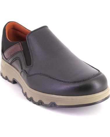 CLAYAN 1721 BLACK LEATHER LOAFER NEGRO