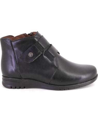 BOTTINES EN CUIR PITILLOS 20203 NOIR NEGRO