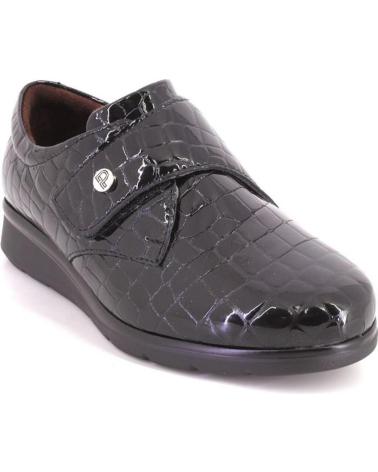 PITILLOS 10714 BLACK CROCODILE EFFECT LOAFERS NEGRO