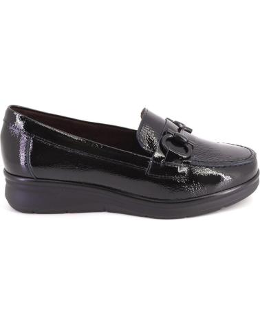 PITILLOS 10701 BLACK PATENT LEATHER LOAFERS NEGRO