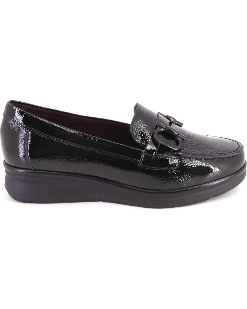 PITILLOS 10701 BLACK PATENT LEATHER LOAFERS NEGRO