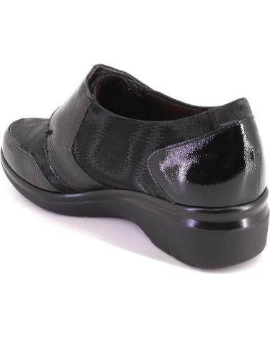 PITILLOS 10721 BLACK PATENT LEATHER SHOES WITH HOOK-AND-LOOP CLOSURE NEGRO