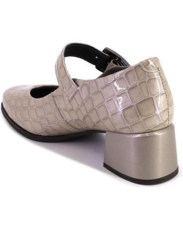 PITILLOS 10821 MARY JANES STEINSTRUKTUR MIT BREITEM RIEMEN UND BLOCKABSATZ PIEDRA