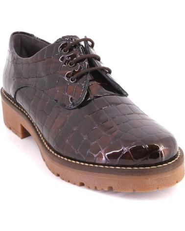 PITILLOS LACE-UP SHOES 10771 BROWN MARRON
