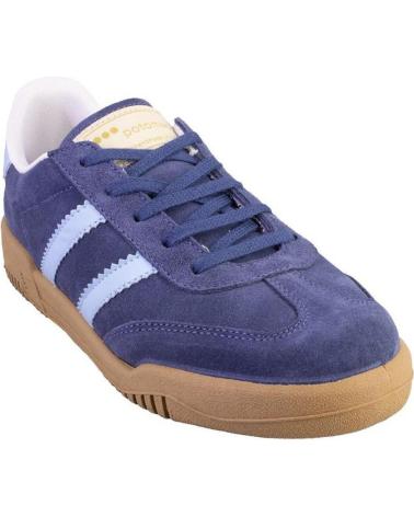 POTOMAC ROAL 35004 - SNEAKERS CASUAL IN CAMOSCIO BLU JEANS AZUL JEANS
