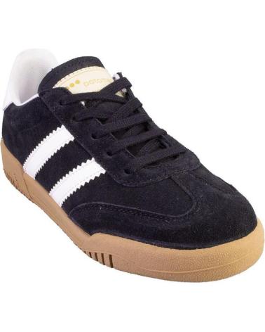 POTOMAC ROAL 35004 - SNEAKERS CASUAL IN CAMOSCIO NERO NEGRO