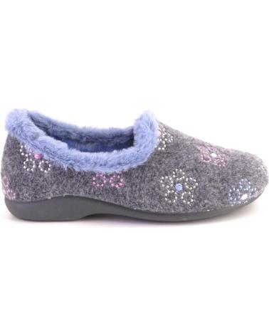 BEREVERE 5063 GREY AND BLUE HOUSE SLIPPERS GRIS Y AZUL