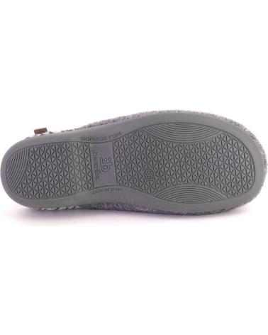 BEREVERE 5100 GREY AND BLUE HOUSE SLIPPERS GRIS Y AZUL