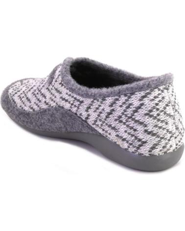 BEREVERE 5140 GREY AND BLUE HOUSE SLIPPERS GRIS Y AZUL