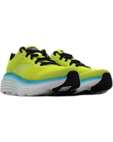 SKECHERS ZAPATILLAS RUNNING MAX CUSHIONING LIME 220613 NAN