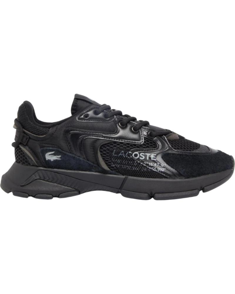 LACOSTE L003 NEO SNEAKERS UNISEX NERE NEGRO