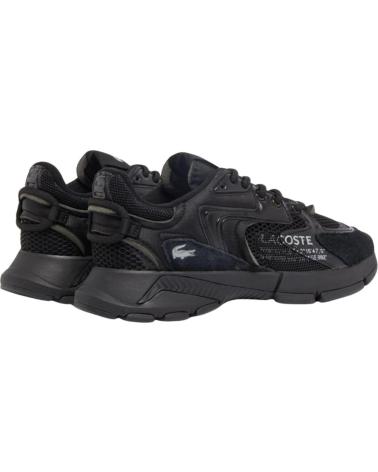 LACOSTE L003 NEO SNEAKERS UNISEX NERE NEGRO
