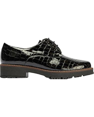 SAPATO OXFORD PITILLOS 10771 PRETO EFEITO CROCODILO NEGRO