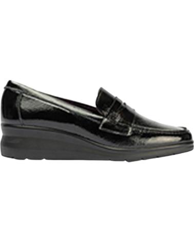 MOCASSIM PITILLOS 10710 PRETO EM COURO ENVERNIZADO NEGRO