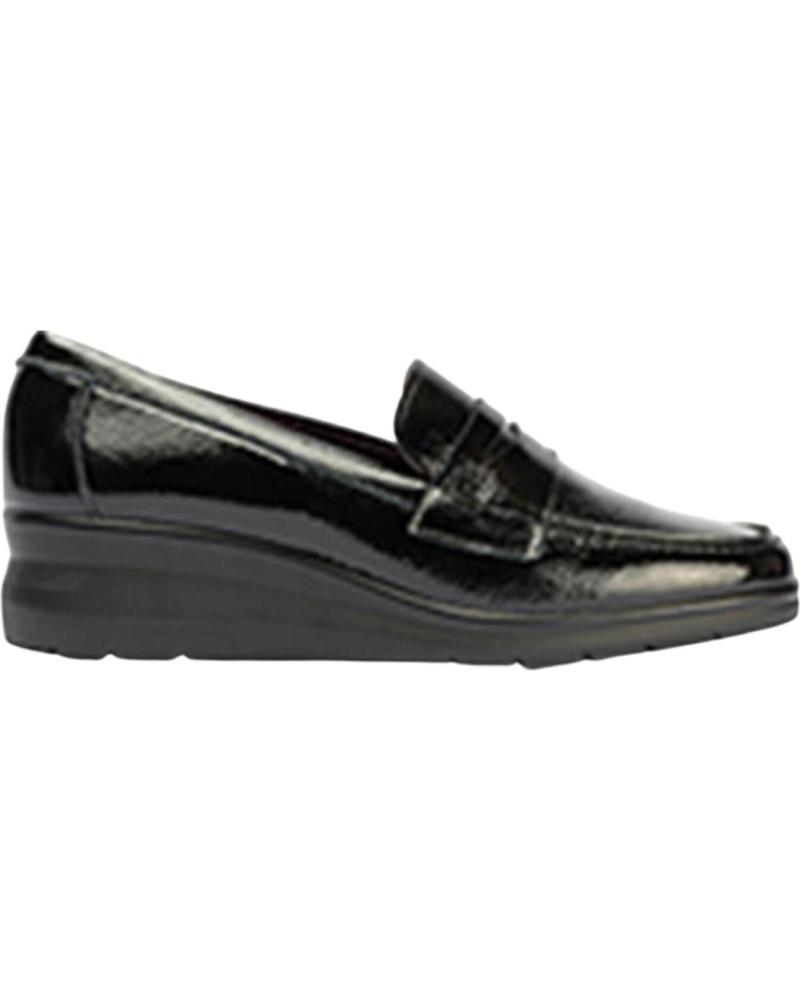 MOCASSIM PITILLOS 10710 PRETO EM COURO ENVERNIZADO NEGRO