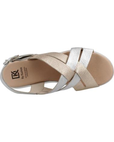 DORKING D9316 ALAL PLATIN SANDALEN DORADO
