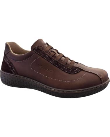 SNEAKERS CASUAL LAURA AZAÑA LA28101NC IN NAPPA CERATA COLOR COGNAC VARIOS COLORES