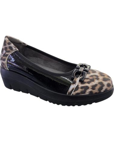 MOCASINES MYSOFT 25M582 CON ESTAMPADO LEOPARDO Y DETALLE NEGRO VARIOS COLORES
