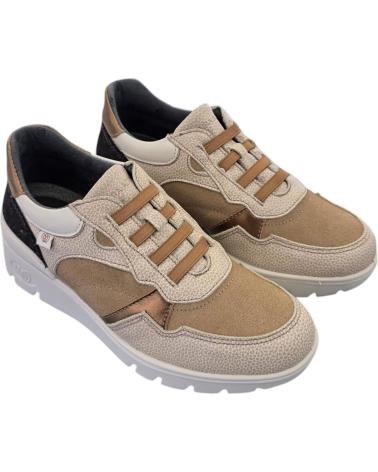 SNEAKERS LAURA AZAÑA LA26204BI COMBI BEIGE VARIOS COLORES