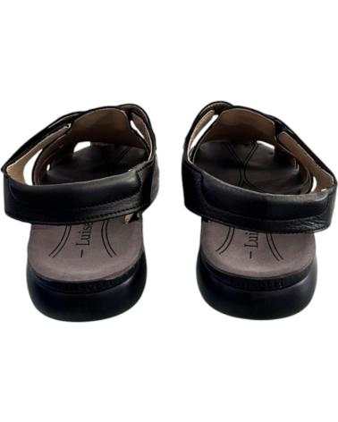 SANDALE LUISETTI CUIR NAPPA 34118NA NOIR VARIOS COLORES