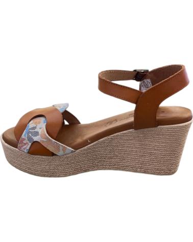 FANNY VALERO WEDGE SANDAL 218 CINNAMON VARIOS COLORES