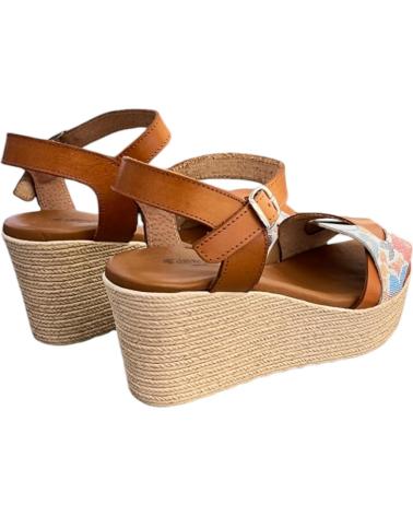 FANNY VALERO WEDGE SANDAL 218 CINNAMON VARIOS COLORES