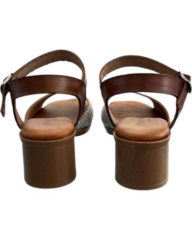 FANNY VALERO HEELED SANDAL 1203 TAUPE VARIOS COLORES
