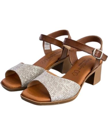 FANNY VALERO HEELED SANDAL 1203 TAUPE VARIOS COLORES
