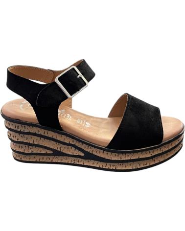 SANDALO CON ZEPPA VALERIAS MODELLO 1963 NERO VARIOS COLORES