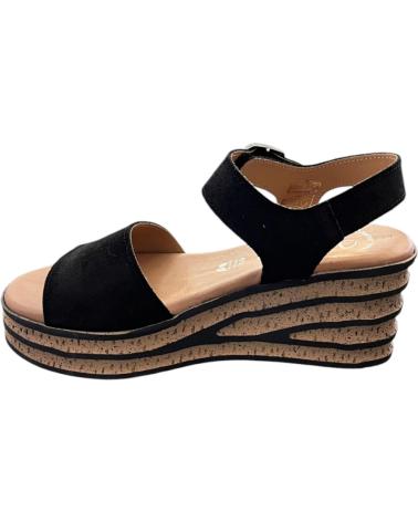 SANDALO CON ZEPPA VALERIAS MODELLO 1963 NERO VARIOS COLORES