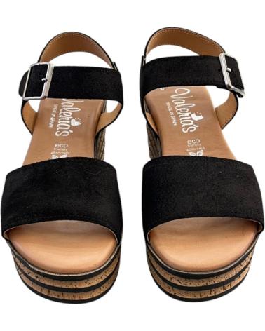 SANDALO CON ZEPPA VALERIAS MODELLO 1963 NERO VARIOS COLORES