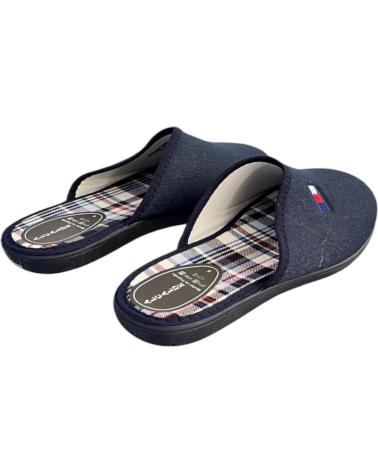 ALCALDE 30012 DENIM-LOOK CLOSED-BACK SLIPPERS WITH LOGO VARIOS COLORES