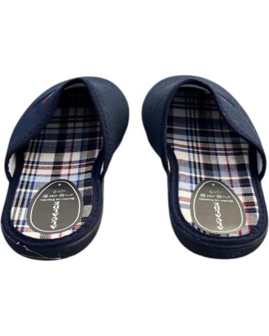 ALCALDE 30012 DENIM-LOOK CLOSED-BACK SLIPPERS WITH LOGO VARIOS COLORES
