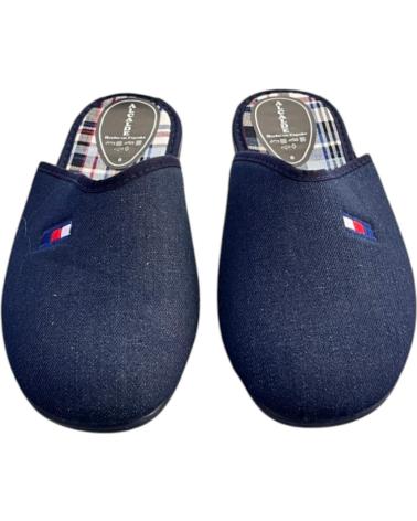 ALCALDE 30012 DENIM-LOOK CLOSED-BACK SLIPPERS WITH LOGO VARIOS COLORES
