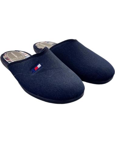 ALCALDE 30012 DENIM-LOOK CLOSED-BACK SLIPPERS WITH LOGO VARIOS COLORES