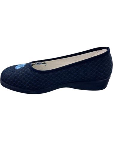 ALCALDE CHAUSSONS 300 MARINE AVEC BRODERIE FLORALE VARIOS COLORES