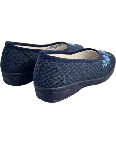 ALCALDE CHAUSSONS 300 MARINE AVEC BRODERIE FLORALE VARIOS COLORES