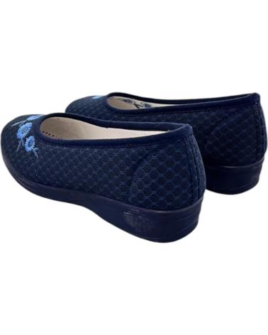 ALCALDE CHAUSSONS 300 MARINE AVEC BRODERIE FLORALE VARIOS COLORES