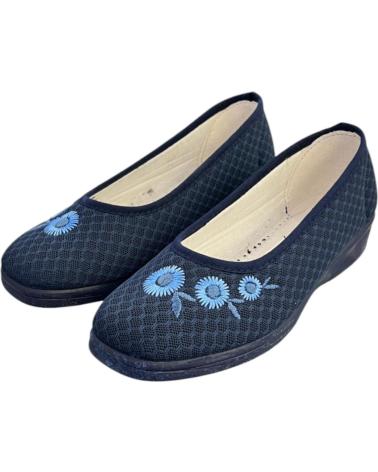 ALCALDE CHAUSSONS 300 MARINE AVEC BRODERIE FLORALE VARIOS COLORES