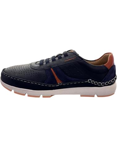 SNEAKERS CASUAL BAERCHI 2704 NAPPA BLU MARINO VARIOS COLORES